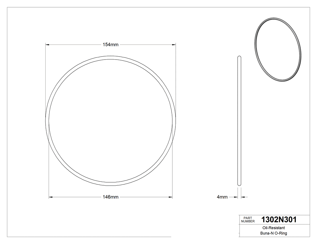 Technical drawing - 1302N301